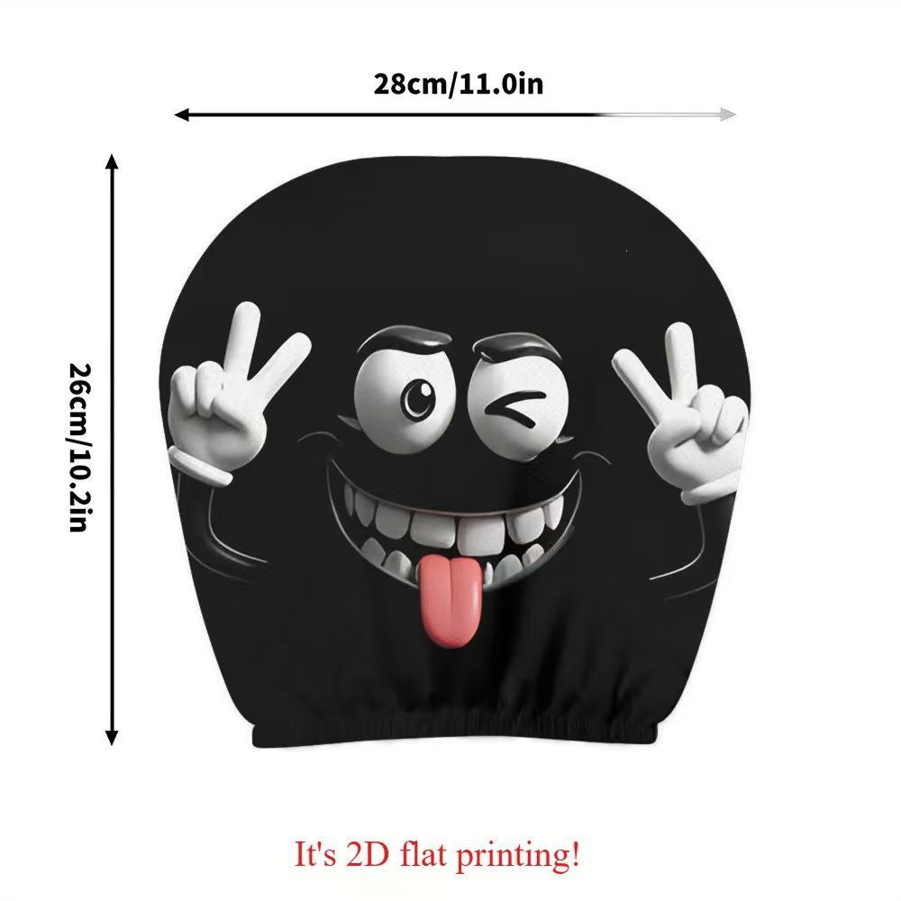 ✨The Grinning Headrest Cover