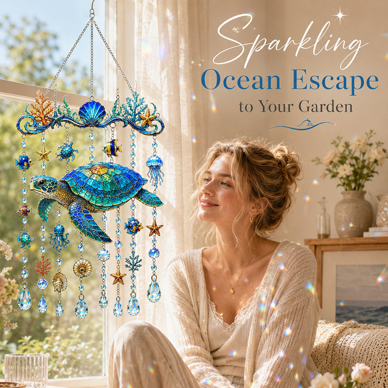 Sparkling Ocean Suncatchers – Cosy Coastal Garden Décor