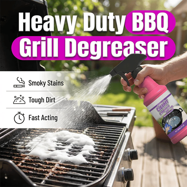 Non-Toxic Grill Cleaner - No Scrubbing, Cuts Grease In Seconds💧
