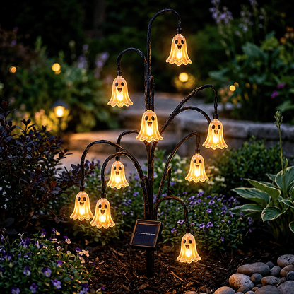 🔥 Limited Time 51% OFF 🎃✨ Halloween Solar Tree Stump Light – Add Spooky Magic to Your Garden Night! 👻🌙