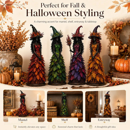 💥LAST DAY 56% OFF - 🧙 Enchanted Autumn Witch Figurine