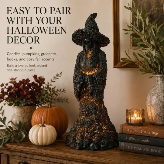 Halloween Skull Witch Horror Element Decorative Light