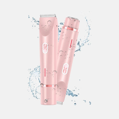 New electric 2-in-1 hair removal device, portable rechargeable electric shaver, full-body shaving tool