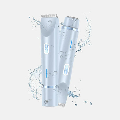 New electric 2-in-1 hair removal device, portable rechargeable electric shaver, full-body shaving tool