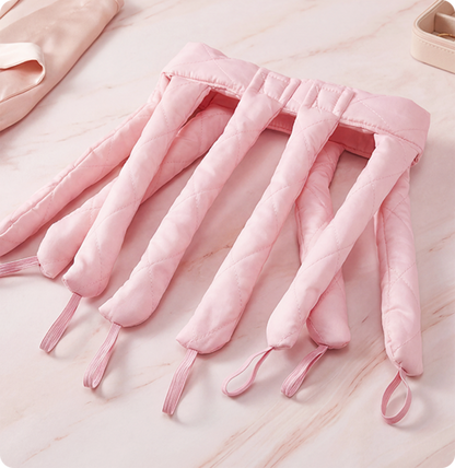 Heatless Hair Curler, Octopus Style Soft Satin Curling Rod Headband with 8 Detachable Straps for Overnight Waves on Long Hair, Heatless Curls
