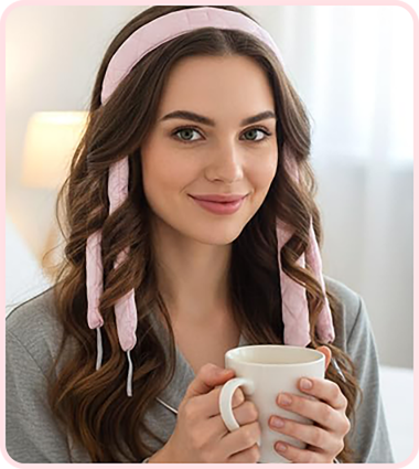 Heatless Hair Curler, Octopus Style Soft Satin Curling Rod Headband with 8 Detachable Straps for Overnight Waves on Long Hair, Heatless Curls