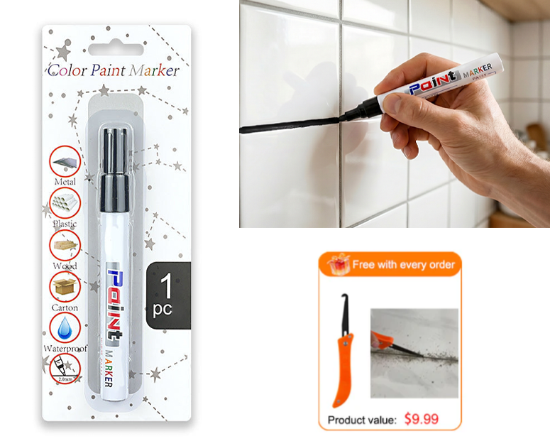 Waterproof Tile Grout Marker Pen