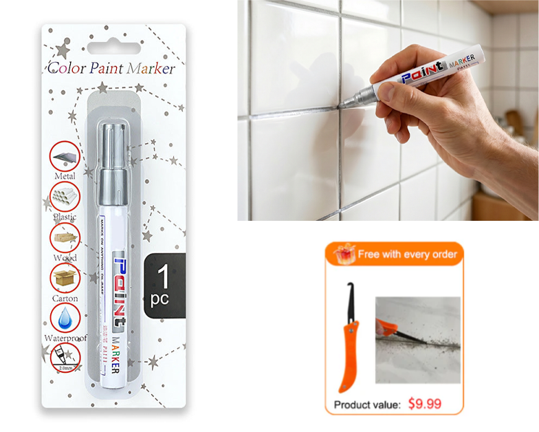 Waterproof Tile Grout Marker Pen