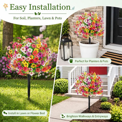 🌱Outdoor/Indoor UV Resistant & Waterproof Artificial Flower Decor