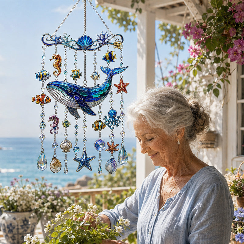 Sparkling Ocean Suncatchers – Cosy Coastal Garden Décor
