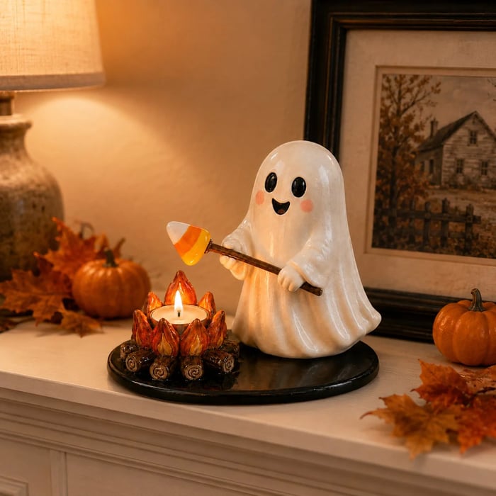 🔥LAST DAY 50% OFF💥Halloween Campfire Tealight Holder