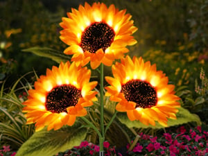 Solar LED Sunflower Garden Lights-29.6inch/75cm
