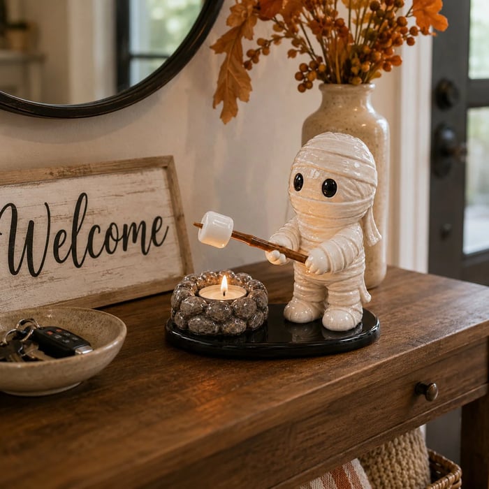 🔥LAST DAY 50% OFF💥Halloween Campfire Tealight Holder