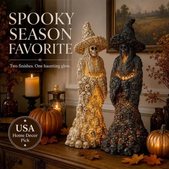 Halloween Skull Witch Horror Element Decorative Light