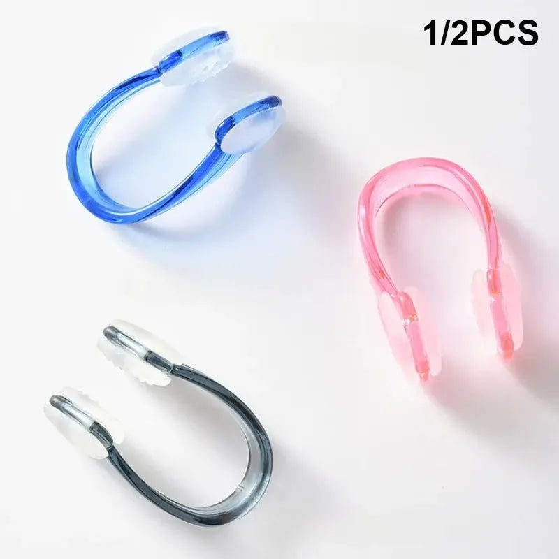 Swimming Nose Clip, Natation Accessories, Training Clamp, Diving Supplies, Prevents Nasal Congestion, Chokes Underwater, Noseclip, 1/2pcs