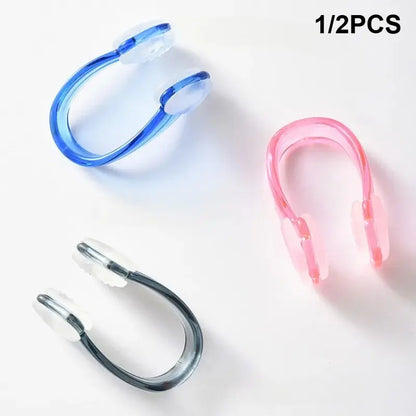 Swimming Nose Clip, Natation Accessories, Training Clamp, Diving Supplies, Prevents Nasal Congestion, Chokes Underwater, Noseclip, 1/2pcs