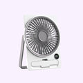 Ultra-Thin Card Fan – Quiet Operation, Dual Power Modes, Hangable & Standable