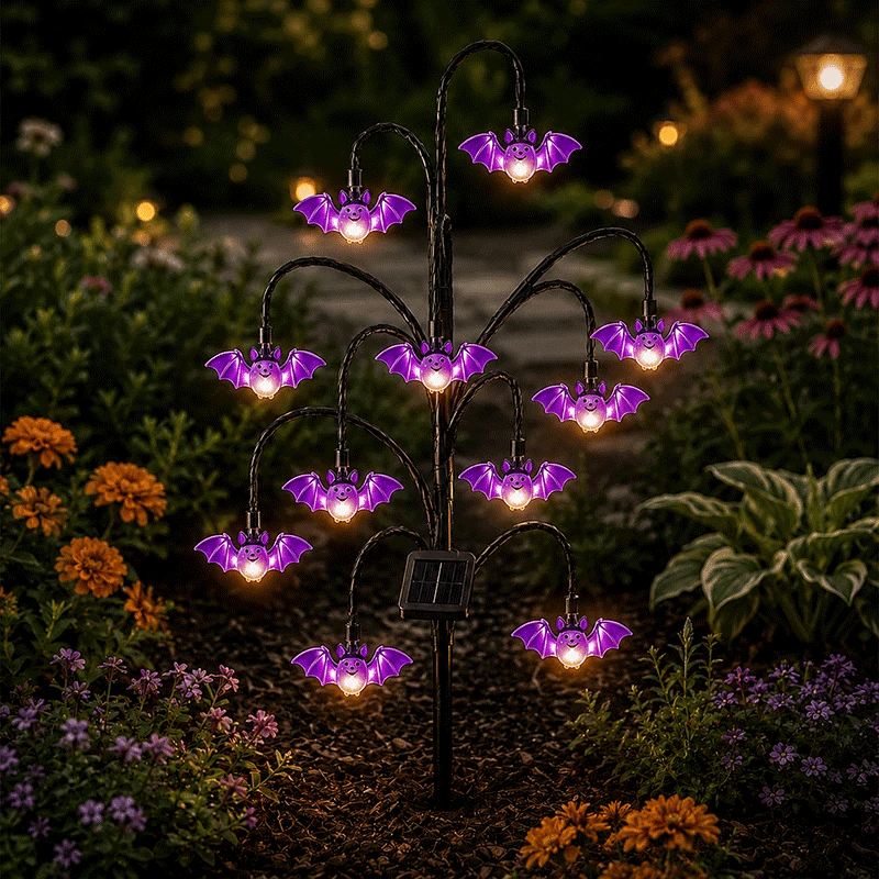 🔥 Limited Time 51% OFF 🎃✨ Halloween Solar Tree Stump Light – Add Spooky Magic to Your Garden Night! 👻🌙