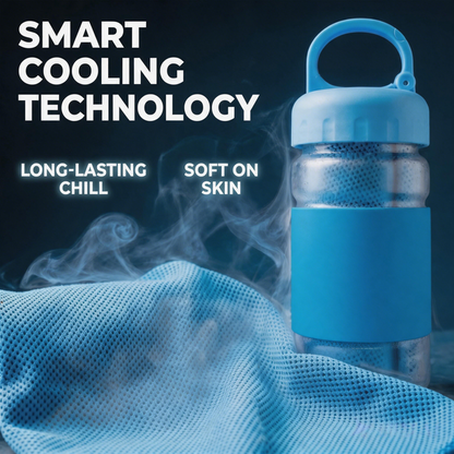🔥Colding Sweat Towel You Can Use Anywhere, Anytime! Reusable Soft Absorbent Cooling Portable