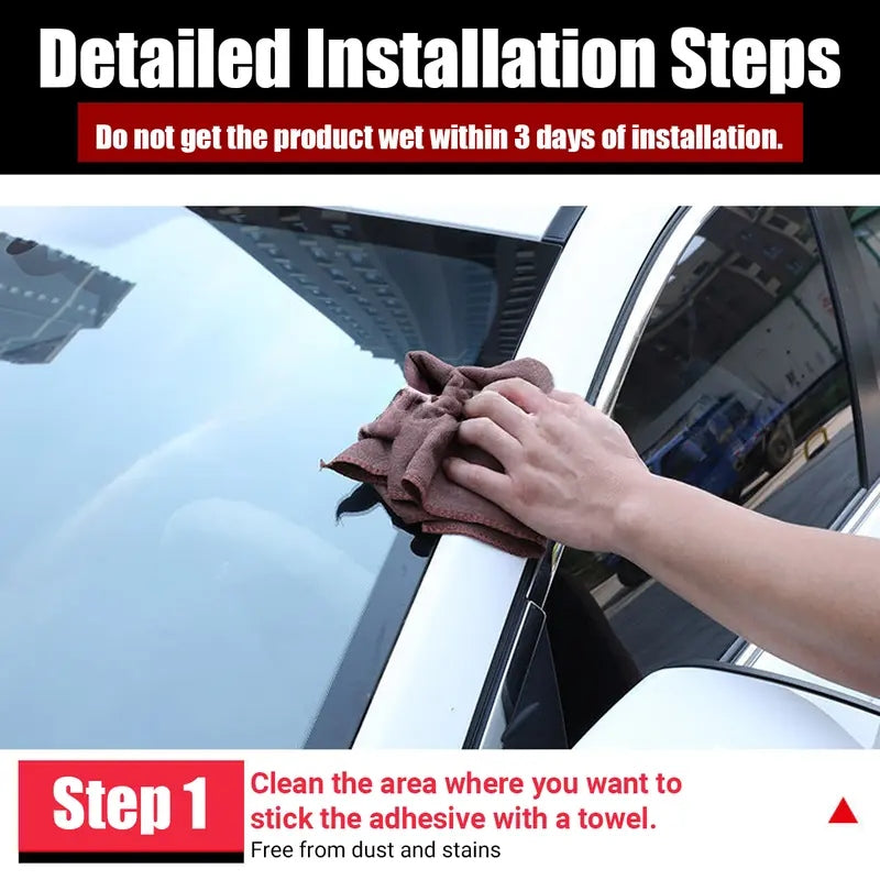 Car Windshield Rubber Seal, Car Windshield Seal Strip, Universal Car Window Seal, Car Exterior Accessories For Car Roof Windshield,Easy To Install,Water Leakage Prevention,#Summervibes