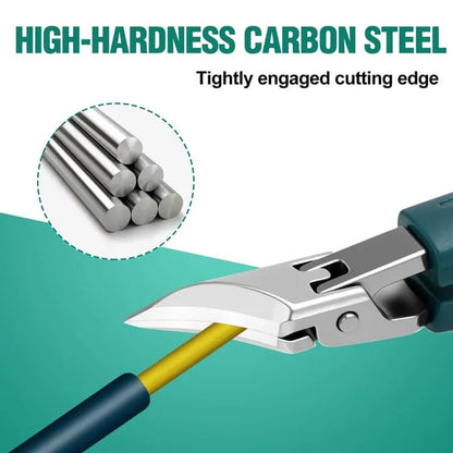 ✂️✨ Eagle Beak Wide Jaw Nail Clippers Set | Anti-Splash 25° Slanted Blade for Thick & Ingrown Toenails | Ultra-Sharp Stainless Steel Manicure & Pedicure Tool