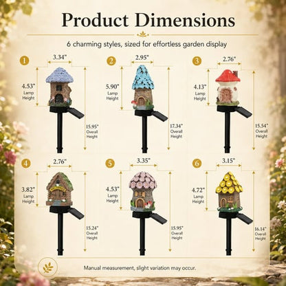 🎁2026 New Arrivals 🌙🏡Solar Fairy-Tale Mushroom Cottage Garden Light