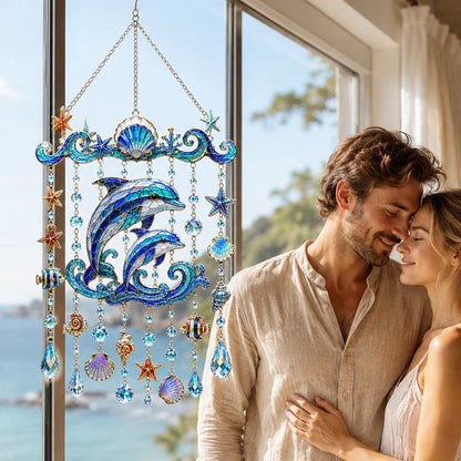 Sparkling Ocean Suncatchers – Cosy Coastal Garden Décor