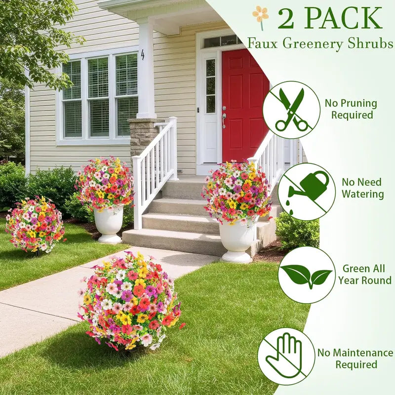 🌱Outdoor/Indoor UV Resistant & Waterproof Artificial Flower Decor