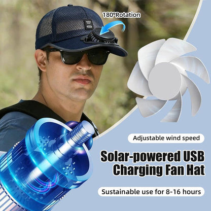 HOT SALE 50% OFF 2026 Pro Outdoor Cooling Hat:Dual-Power Fan Cap