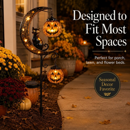 🎃Halloween Early Bird Special Sale 48% OFF-Pumpkin Moon Garden Stake Light