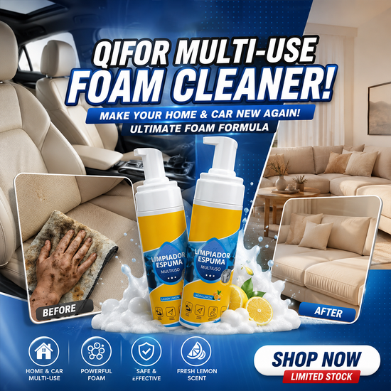 Powerful 4-in-1 Multi-Enzyme Foam Cleaning Spray