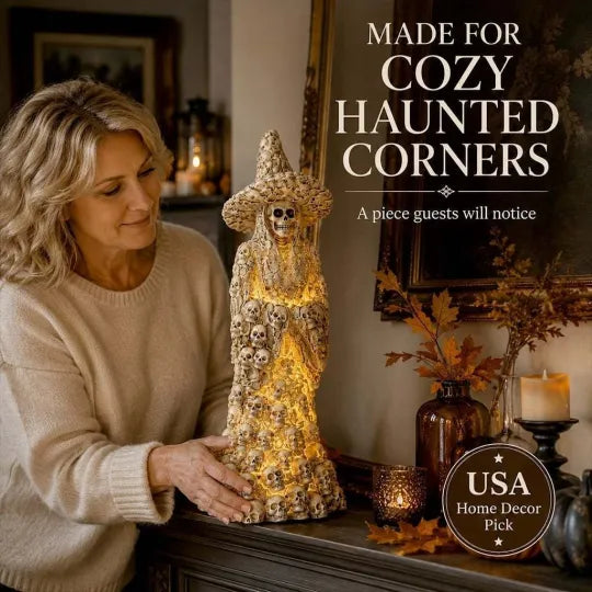 Halloween Skull Witch Horror Element Decorative Light