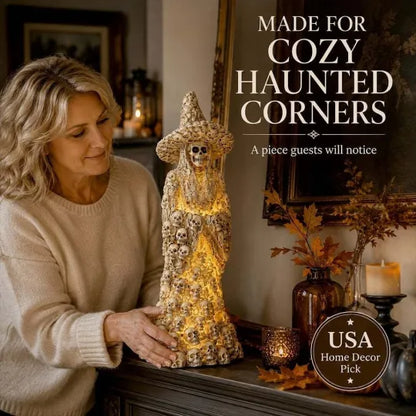 Halloween Skull Witch Horror Element Decorative Light