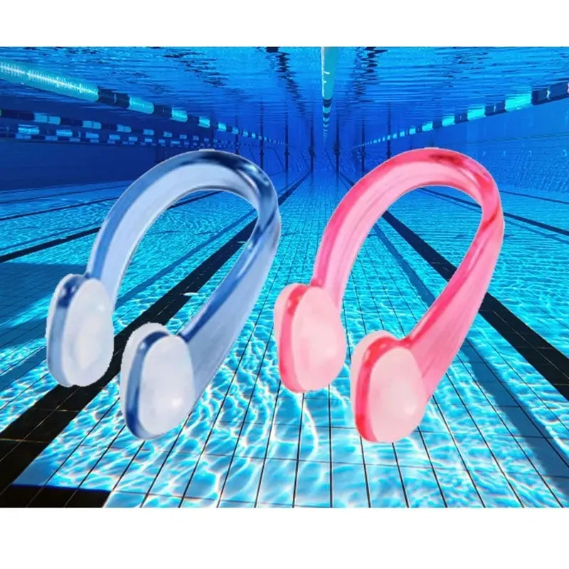 Swimming Nose Clip, Natation Accessories, Training Clamp, Diving Supplies, Prevents Nasal Congestion, Chokes Underwater, Noseclip, 1/2pcs