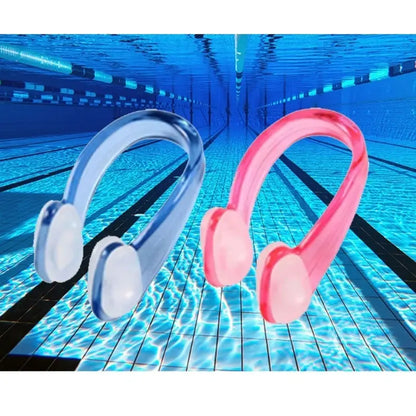 Swimming Nose Clip, Natation Accessories, Training Clamp, Diving Supplies, Prevents Nasal Congestion, Chokes Underwater, Noseclip, 1/2pcs