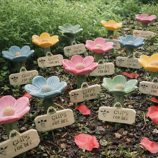 ⏳Limited-time 81% off🐝Flower-Shaped Bee Watering Station💧