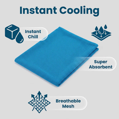 🔥Colding Sweat Towel You Can Use Anywhere, Anytime! Reusable Soft Absorbent Cooling Portable