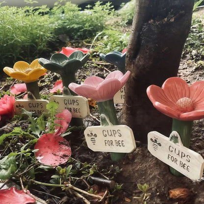 ⏳Limited-time 81% off🐝Flower-Shaped Bee Watering Station💧