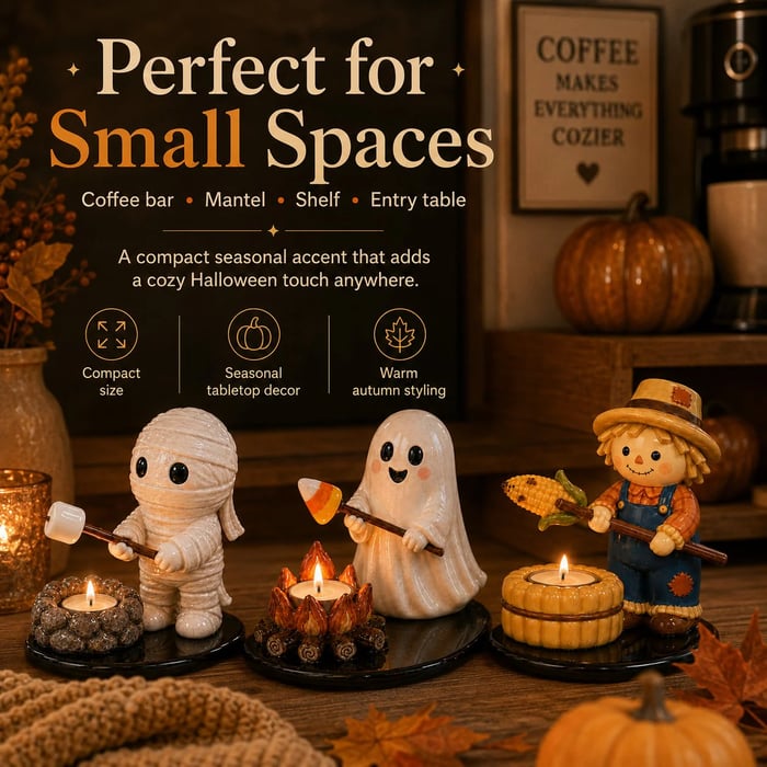 🔥LAST DAY 50% OFF💥Halloween Campfire Tealight Holder