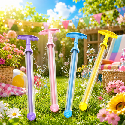 Popular children's water gun toy, large capacity pull-out water cannon, extendable water gun, perfect for children's outdoor pool and beach play.