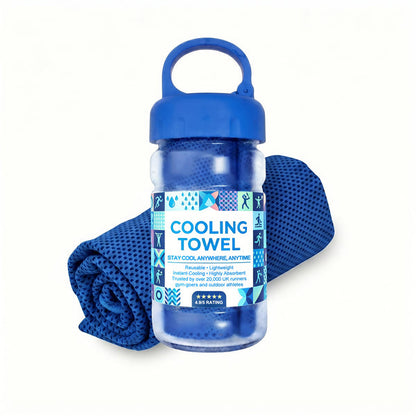 A Cooling, Anti-perspiration Towel You Can Use Anywhere, Anytime! Reusable, Soft, Absorbent And Cooling.