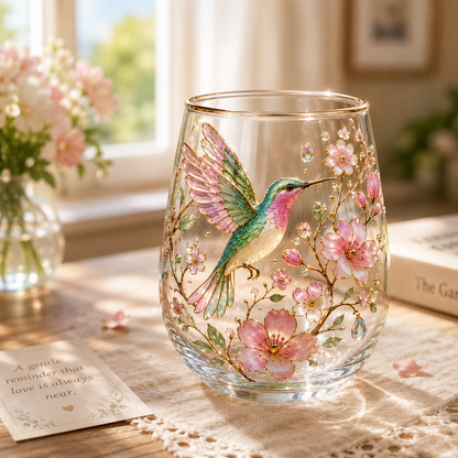🌸🌱 Limited Edition 2026 Garden Morning Bliss Glass Tea Cup ☀️☕