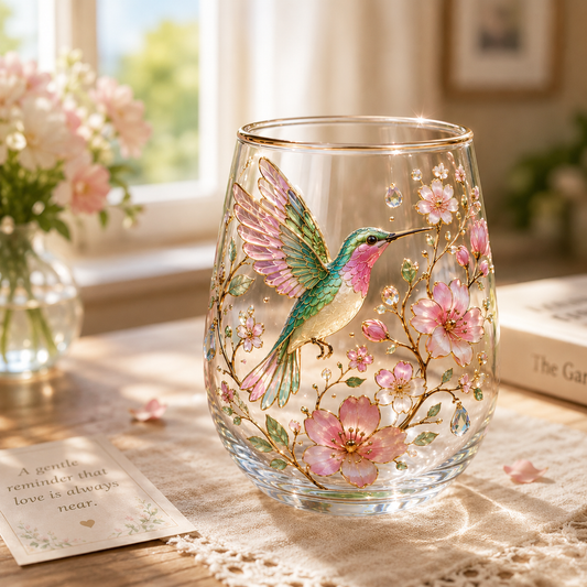 🌸🌱 Limited Edition 2026 Garden Morning Bliss Glass Tea Cup ☀️☕