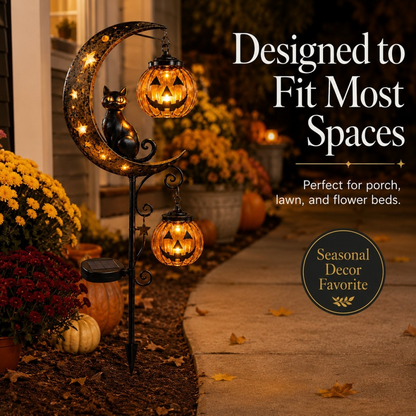 🎃Halloween Early Bird Special Sale 48% OFF-Pumpkin Moon Garden Stake Light