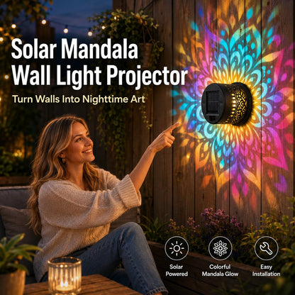 Solar Pattern Shadow Light for GardenFence and Patio Decor