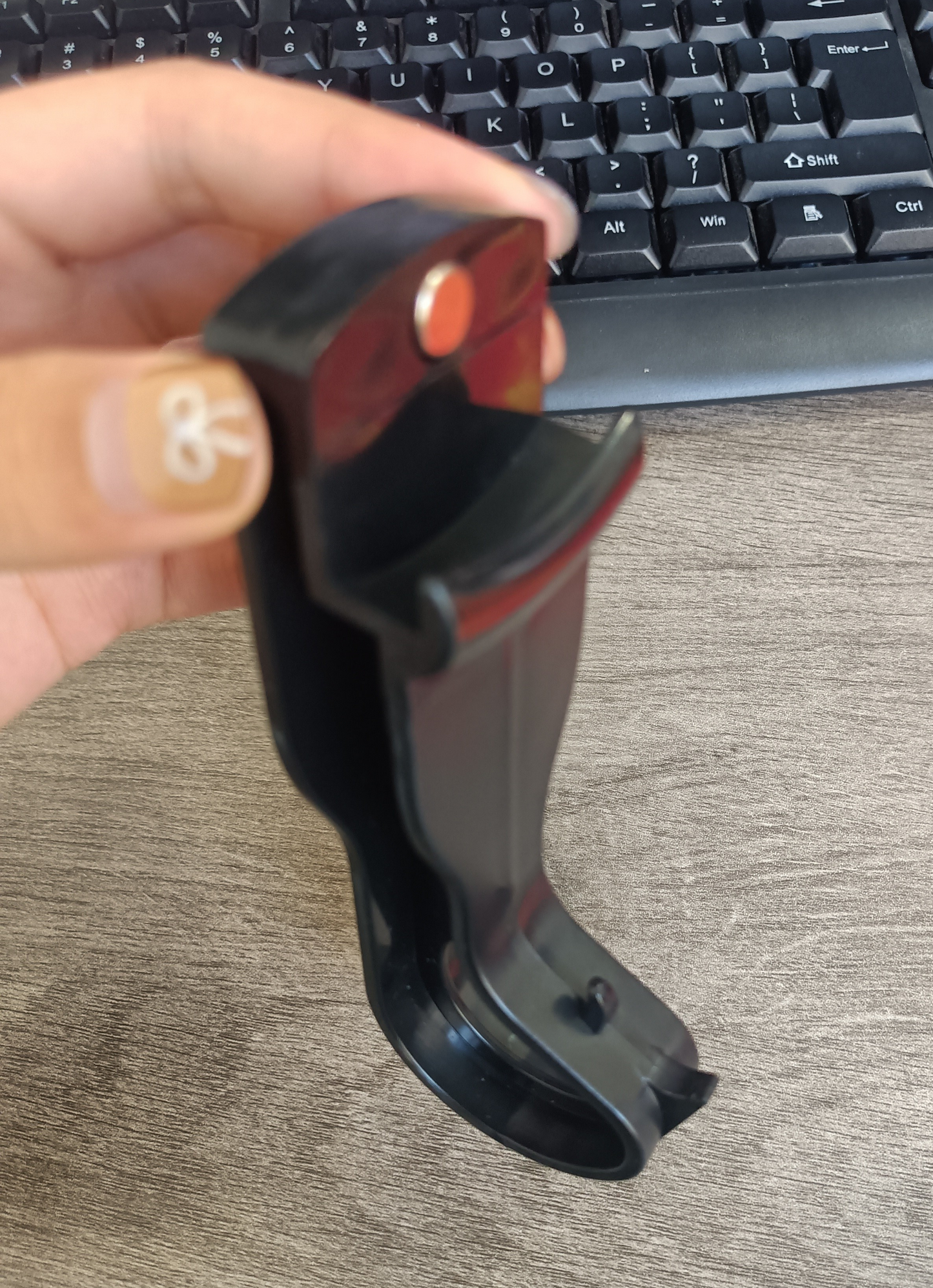 Hook-shaped minimalist can opener