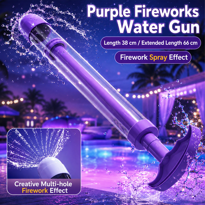 Popular children's water gun toy, large capacity pull-out water cannon, extendable water gun, perfect for children's outdoor pool and beach play.