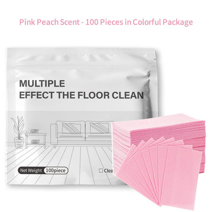 Floor cleaning sheets for floors and tiles, removes stains, brightens, and leaves a pleasant fragrance.