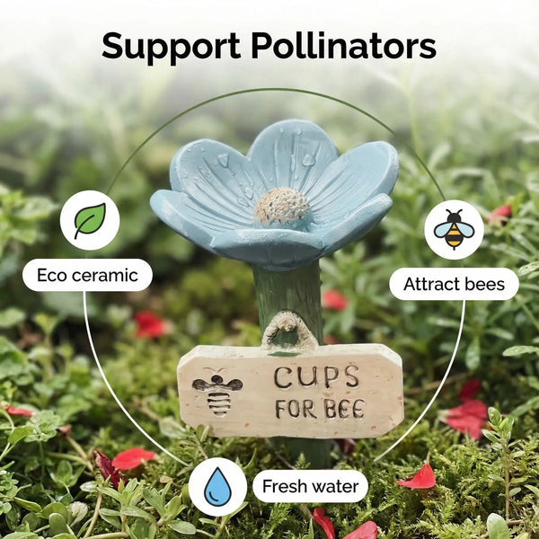 ⏳Limited-time 81% off🐝Flower-Shaped Bee Watering Station💧