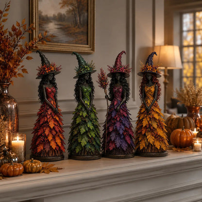 💥LAST DAY 56% OFF - 🧙 Enchanted Autumn Witch Figurine